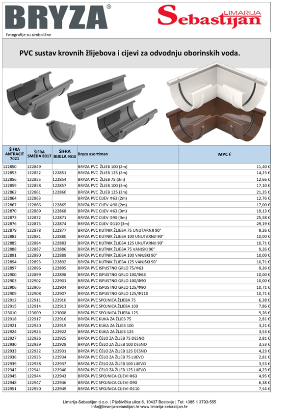 bryza katalog